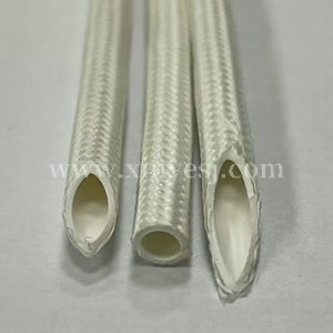 內膠外纖矽膠編織管